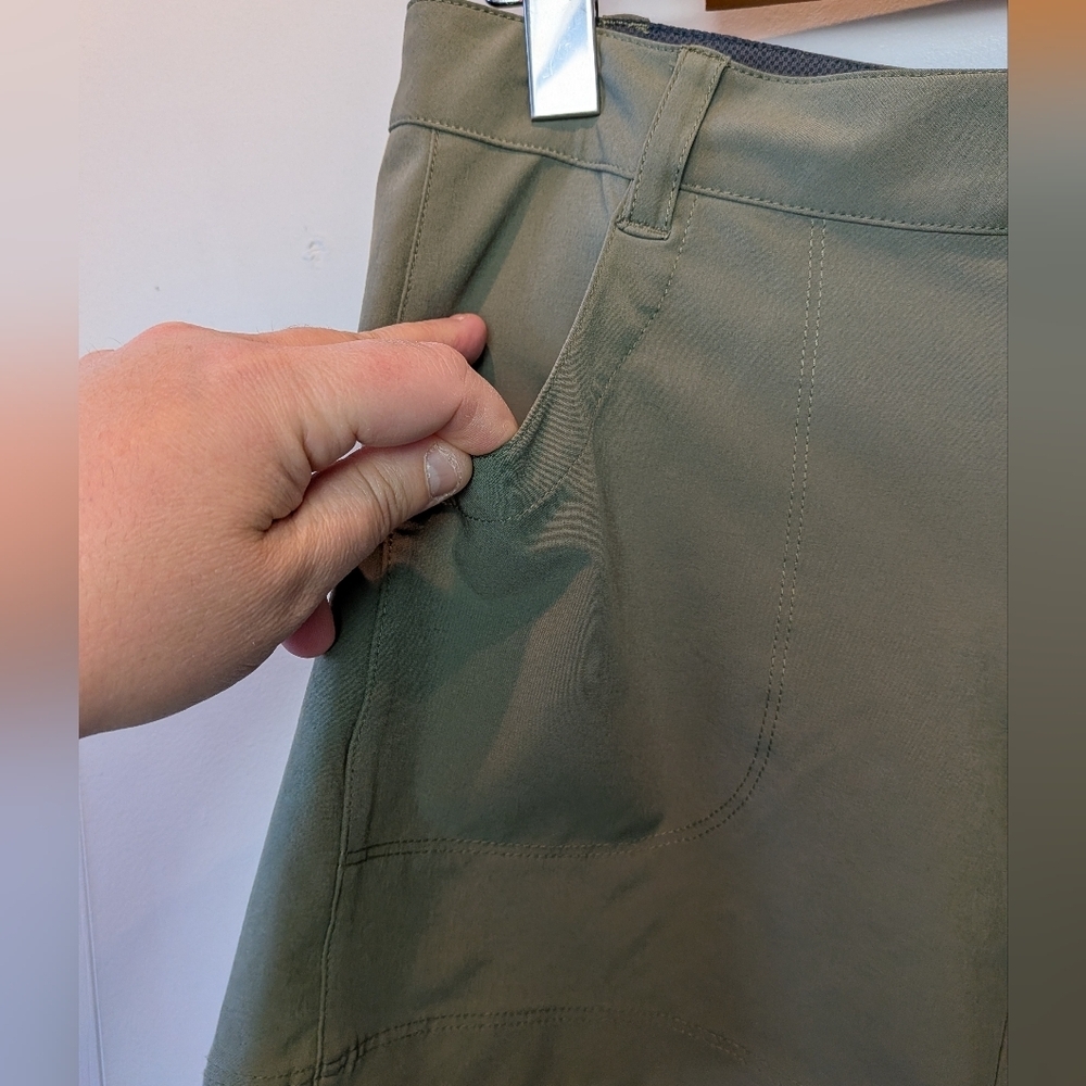PATAGONIA Outdoor Women Kaki Short Size 6 Activewear - Picture 3 of 10